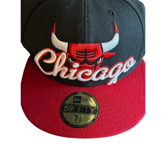 NBA Chicago Bulls New Era 9FIFTY Black Hardwood Classics Snapback Hat Cap - Picture 5 of 7